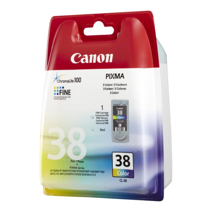 Canon CL-38 Tri-Colour | Ink Cartridge | Cyan, Magenta, Yellow