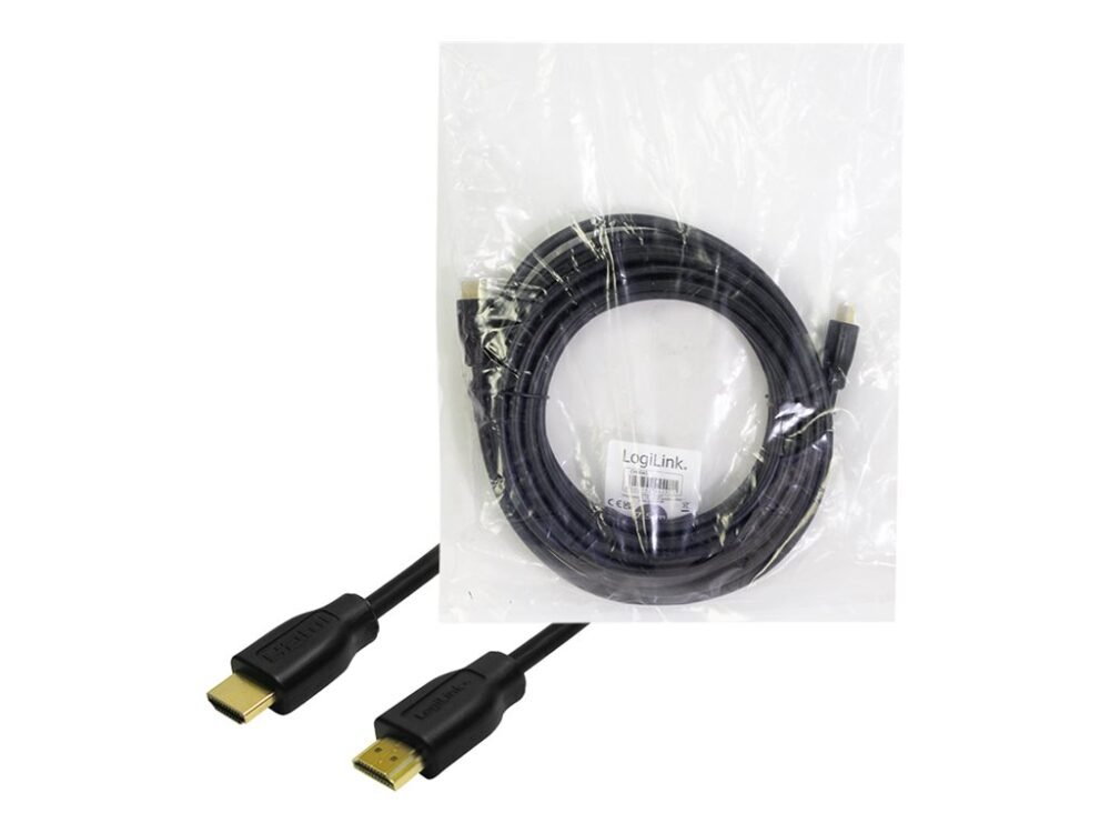 Logilink | HDMI A male - HDMI A male, 1.4v | Black | HDMI | HDMI | HDMI to HDMI | 10 m - Image 4