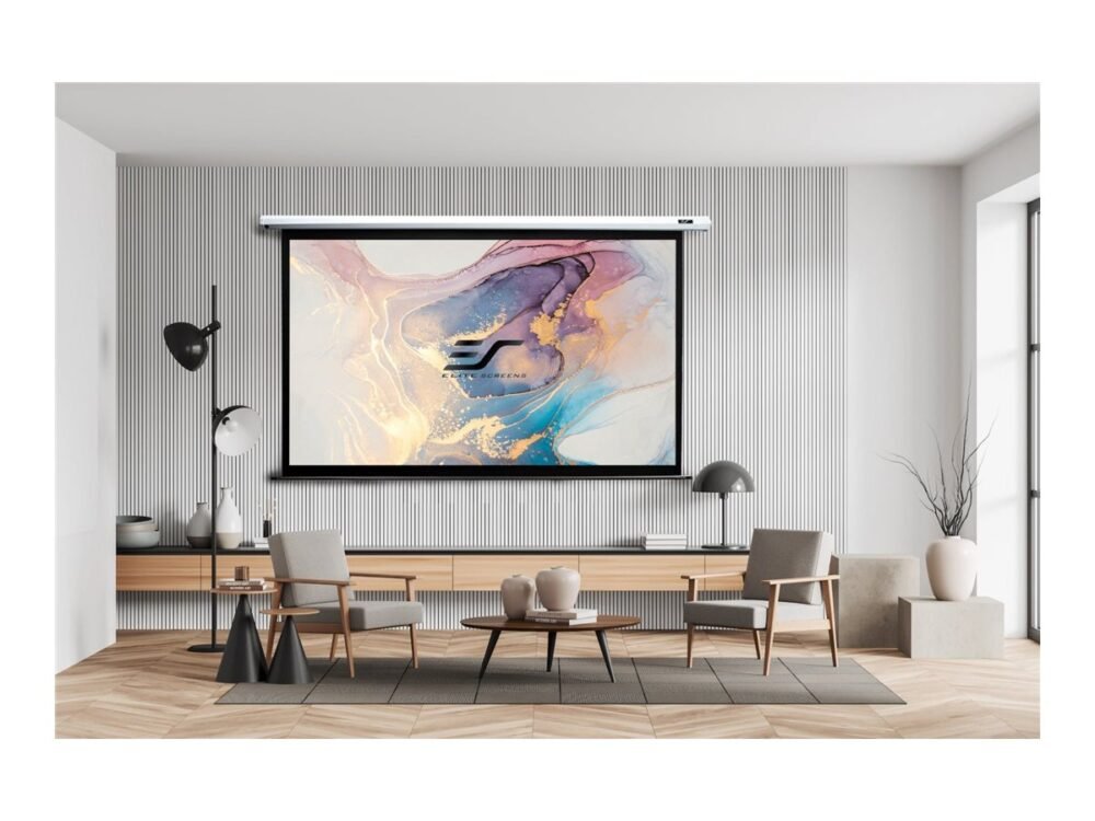 Elite Screens | Spectrum Series | Electric100V | Diagonal 100 " | 4:3 | Viewable screen width (W) 203 cm | White - Image 4