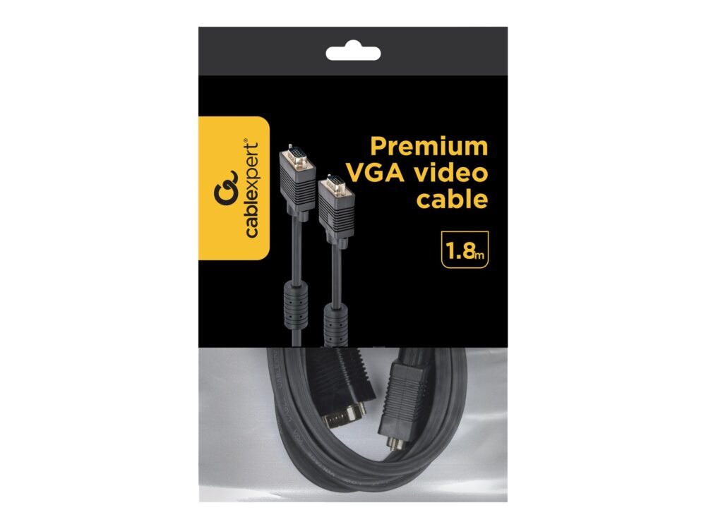 Cablexpert | Black | VGA (D-Sub) | VGA (D-Sub) | VGA to VGA | 1.8 m - Image 6