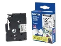 Brother | TZe-FX231 Flexible ID Laminated Tape | Black on White | TZe | 8 m | 1.2 cm