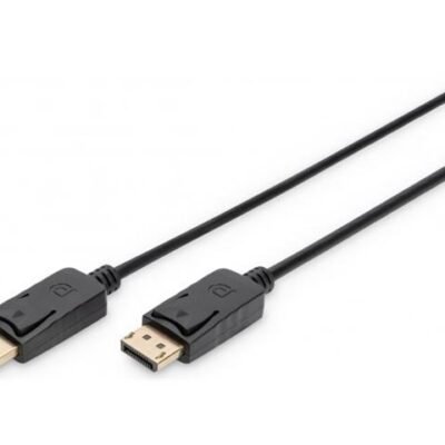 Digitus | DisplayPort Connection Cable | Black | DP male | DP male | DP to DP | 1 m