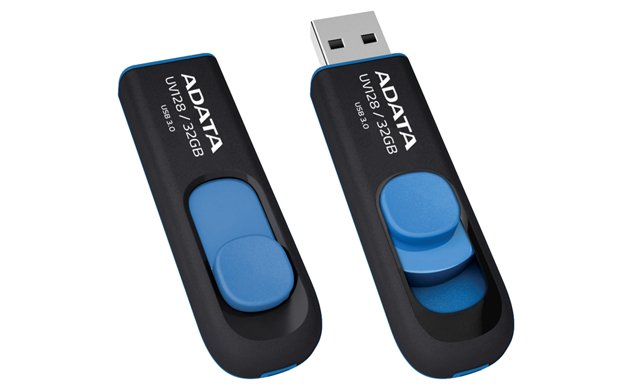 ADATA | UV128 | 64 GB | USB 3.0 | Black/Blue