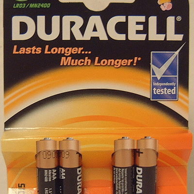 Duracell | AAA/LR03 | Alkaline Basic MN2400 | 4 pc(s)