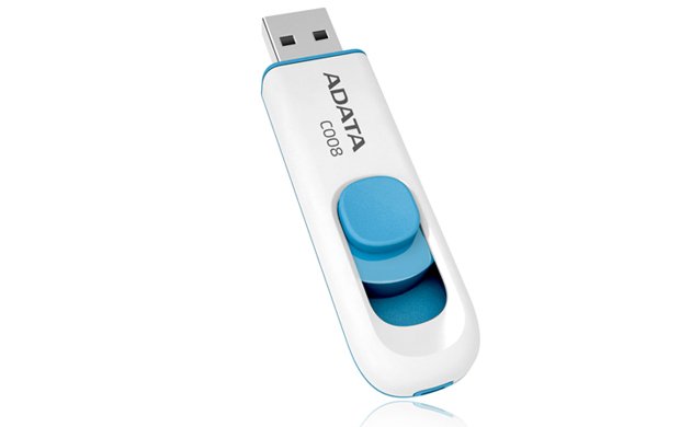 ADATA | C008 | 64 GB | USB 2.0 | White/Blue