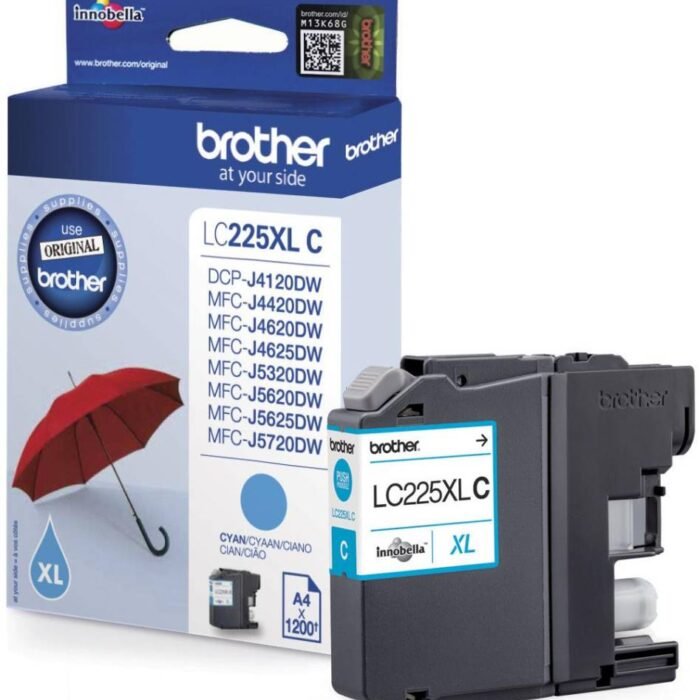 Brother LC-225XLC | Ink Cartridge | Cyan