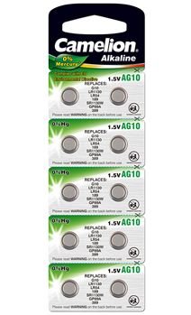 Camelion | AG10/LR54/LR1130/389 | Alkaline Buttoncell | 10 pc(s)