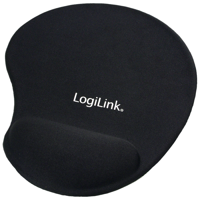 Mousepad with Gel Wrist Rest Support, | Logilink | ID0027 | Black