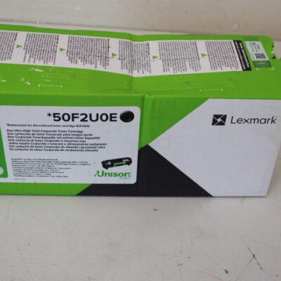 SALE OUT. Lexmark 50F2U0E Cartridge, Black/დაზიანებულია შეფუთვა, DAMAGED PACKAGING | Lexmark 50F2U0E | 502UE Ultra High Yield Corporate Cartridge (20k) | Cartridge | Black | DAMAGED PACKAGING