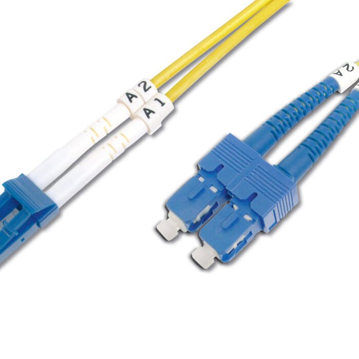 Digitus | Patch Cord | DK-2932-01 | Cable diameter 3 mm; Cable type: I-VH 2E9/125µ; Fiber diameter: 09/125µ; Connector 1/2: LC/SM