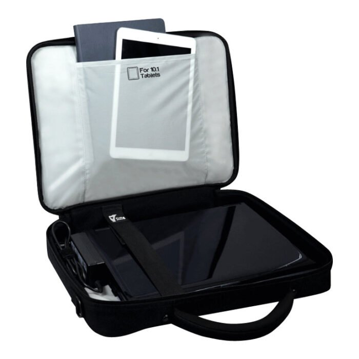 PORT DESIGNS | Courchevel | Fits up to size 15.6 " | Messenger - Briefcase | Black | Shoulder strap
