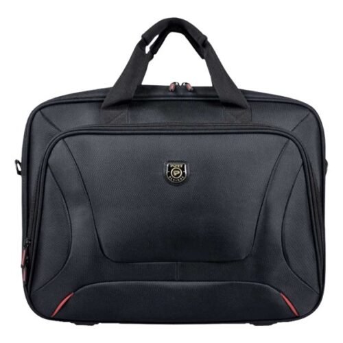 PORT DESIGNS | Courchevel | Fits up to size 15.6 " | Messenger - Briefcase | Black | Shoulder strap
