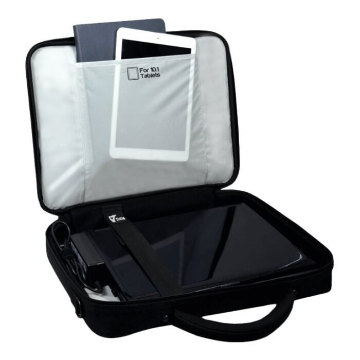 PORT DESIGNS | Courchevel | Fits up to size 17.3 " | Messenger - Briefcase | Black | Shoulder strap