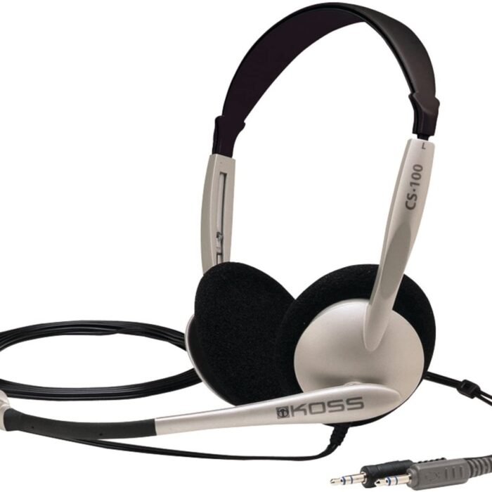 Koss | Headphones | CS100 | Wired | On-Ear | Microphone | Black/Gold