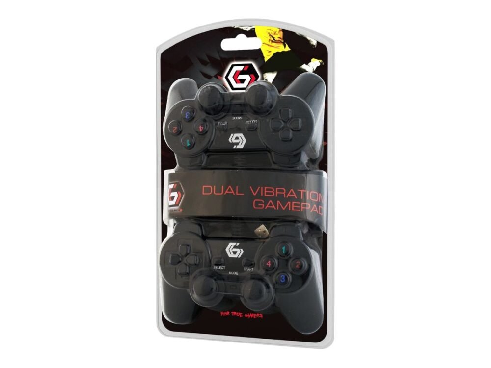 Gembird | Double USB dual vibration gamepad - Image 3