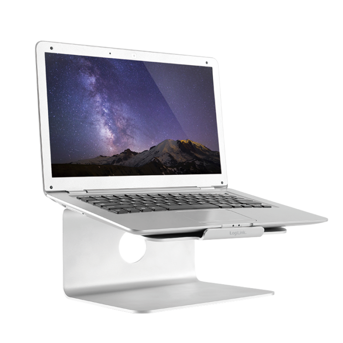 Logilink | AA0104 | 17 " | Notebook Stand | Suitable for the MacBook series and most 11“-17“ laptops | Aluminium