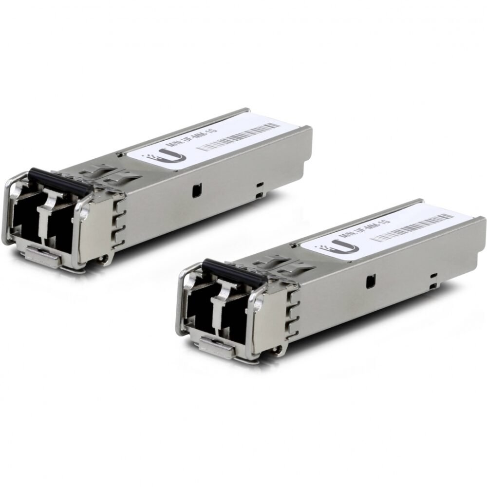 Ubiquiti | UF-MM-1G | SFP | Multi-Mode Fiber | Dual LC | 10/100/1000 Mbit/s | Wavelength 850 nm | Maximum transfer distance 550 m | (2-Pack) | 0 to +70C - Image 2