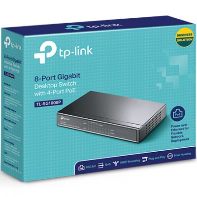 TP-LINK | Switch | TL-SG1008P | Unmanaged | Desktop | Gigabit Ethernet (copper) ports quantity 8 | Power over Ethernet (PoE) ports quantity 4 | Power supply type External | 36 month(s)