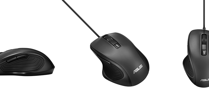 Asus | Ergonomic Mouse | UX300 PRO | Wired optical mouse | Wired optical | USB 2.0 | Black