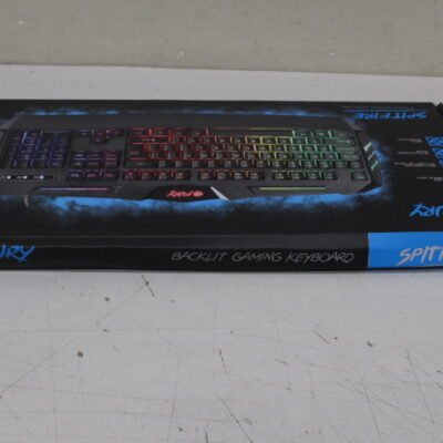 SALE OUT. FURY Spitfire Gaming Keyboard, US Layout, Wired, Black DAMAGED PACKAGING | Fury | Gaming Keyboard | Spitfire | Gaming | Wired | US | DAMAGED PACKAGING | 1.8 m | Black | USB 2.0