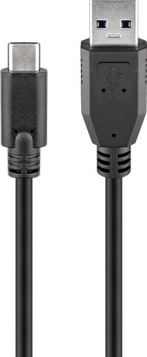 Goobay 71221 USB-C to USB A 3.0 cable, black, 2m | Goobay | USB-C to USB-A USB-C male | USB 3.0 male (type A)