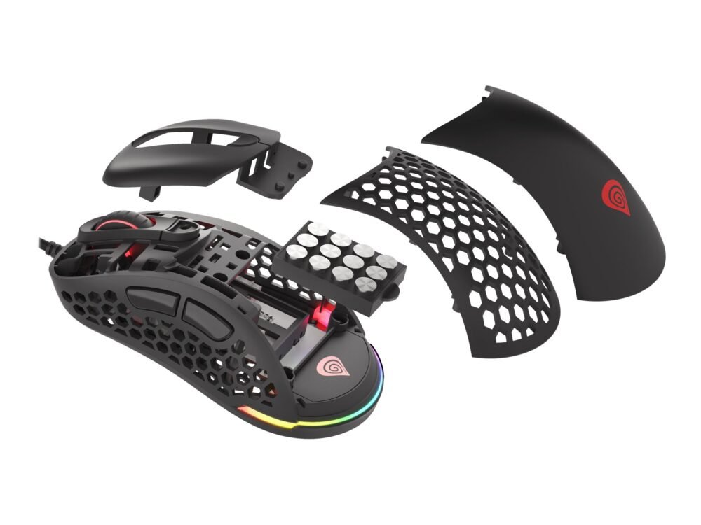Genesis | Gaming Mouse | Xenon 800 | Wired | PixArt PMW 3389 | Gaming Mouse | Black | Yes - Image 13