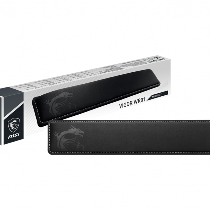 MSI Vigor WR01 klaviatūros riešo paminkštinimas, juoda. | MSI | Vigor WR01 | Black | Wrist rest | N/A | N/A | Black