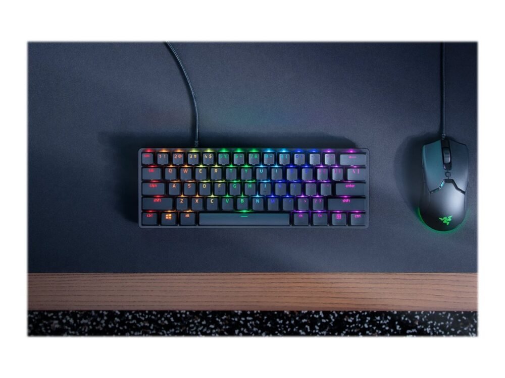 Razer | Huntsman Mini | Black | Gaming keyboard | Wired | RGB LED light | US | Linear Optical RED - Image 6