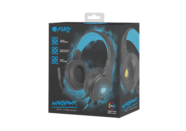 Fury | Gaming Headset | Warhawk | Wired | On-Ear