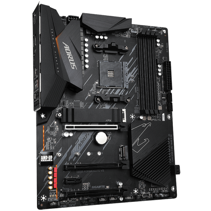 Gigabyte | B550 AORUS ELITE V2 1.0 | Processor family AMD | Processor socket AM4 | DDR4 DIMM | Memory slots 2 | Chipset AMD B | ATX