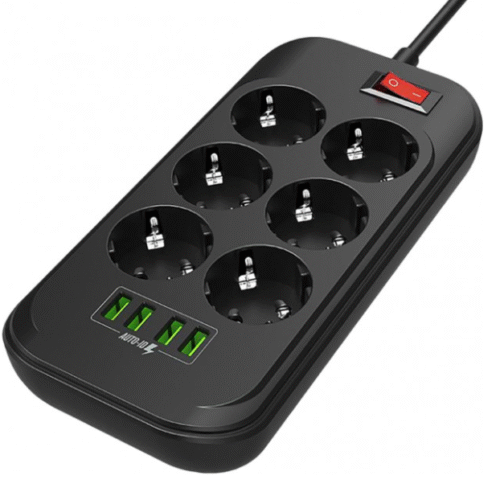 ColorWay | 10 A | Power Socket | CW-CHE64B | 17 W