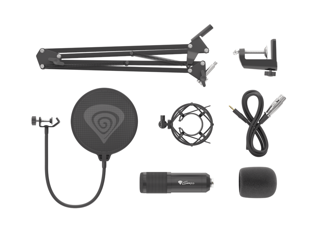 Genesis | Gaming Microphone | Radium 300 | Black | Wired