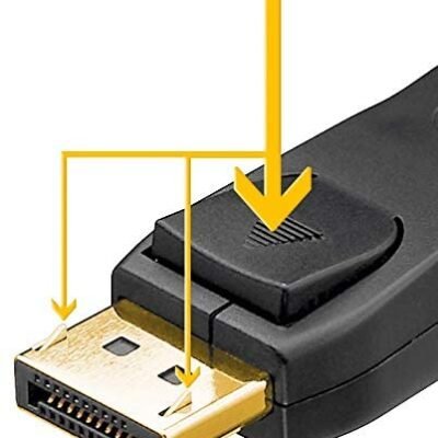 Goobay | Connector Cable 1.2 | Black | Displayport | 3 m