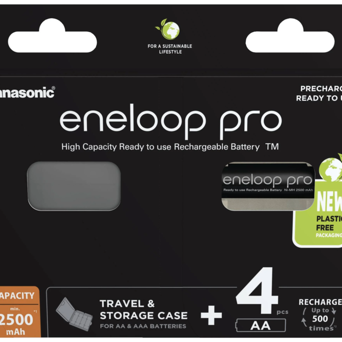 Panasonic | ENELOOP BK-3HCDEC4BE | AA | 2500 mAh | 4 pc(s)