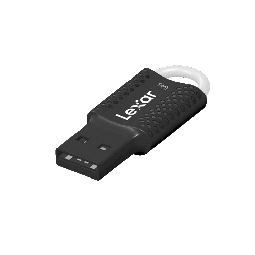 Lexar | USB Flash Drive | JumpDrive V40 | 64 GB | USB 2.0 | Black