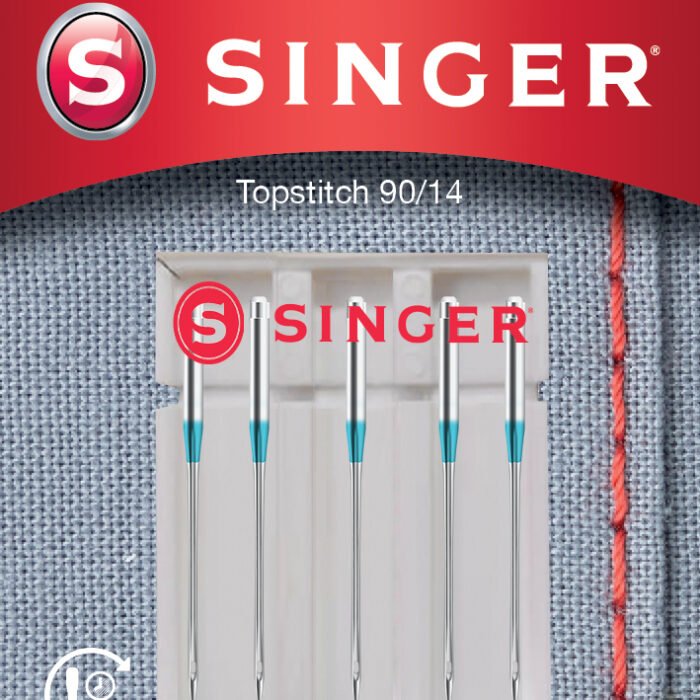 Singer | Topstitch Needle 90/14 5PK Metalic Thread