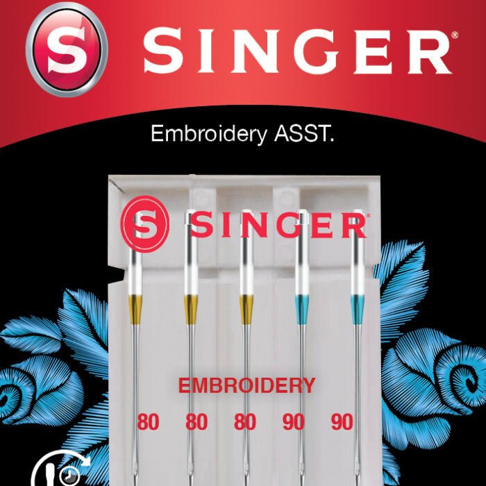Singer | Embroidery Needle ASST 5PK