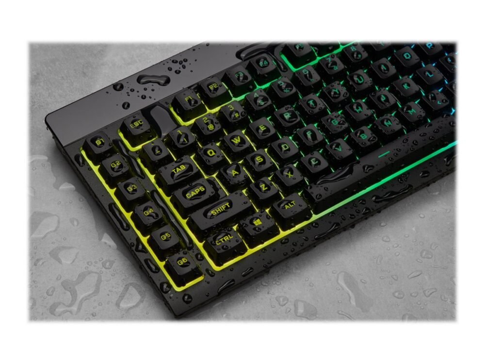 Corsair | Rubber Dome | Gaming Keyboard | K55 RGB PRO | Gaming keyboard | Wired | RGB LED light | US | Black - Image 15