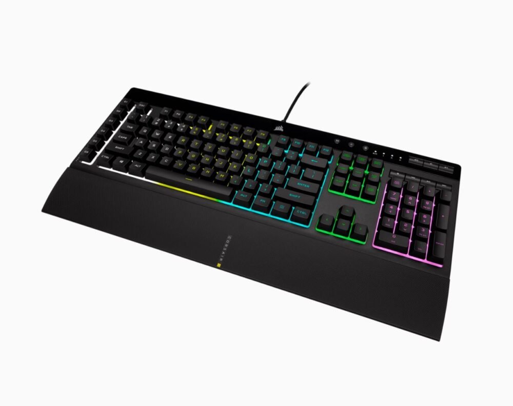 Corsair | Rubber Dome | Gaming Keyboard | K55 RGB PRO | Gaming keyboard | Wired | RGB LED light | US | Black - Image 4