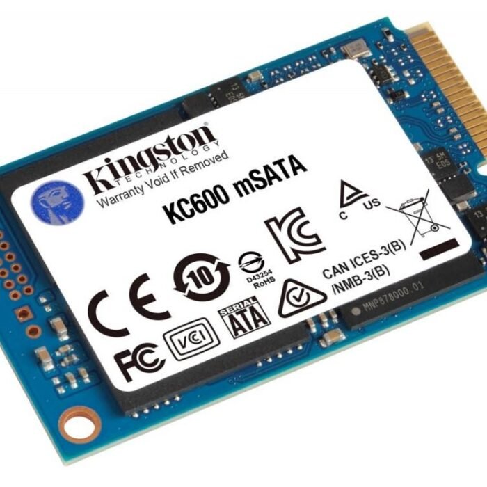 Kingston | KC600 | 256 GB | Solid-state drive interface mSATA | Read speed 550 MB/s | Write speed 500 MB/s