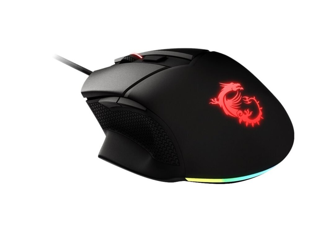 MSI CLUTCHGM20 ELITE Gaming USB RGB Adjustable up to 6400 DPI Desktop Laptop Gaming Grade Optical Mouse (Clutch GM20 ELITE) | MSI - Image 3