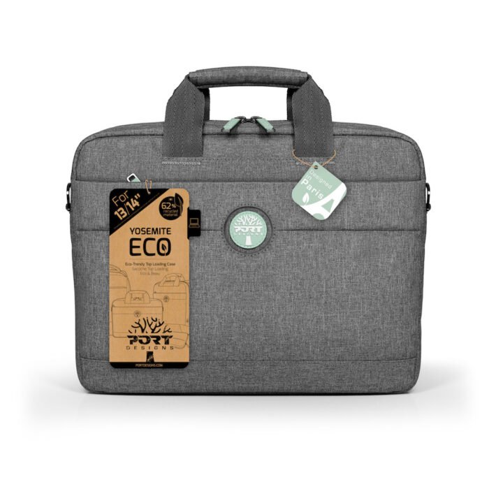 PORT DESIGNS | Yosemite Eco TL Laptop Case 13/14 | Laptop Case | Grey | Shoulder strap