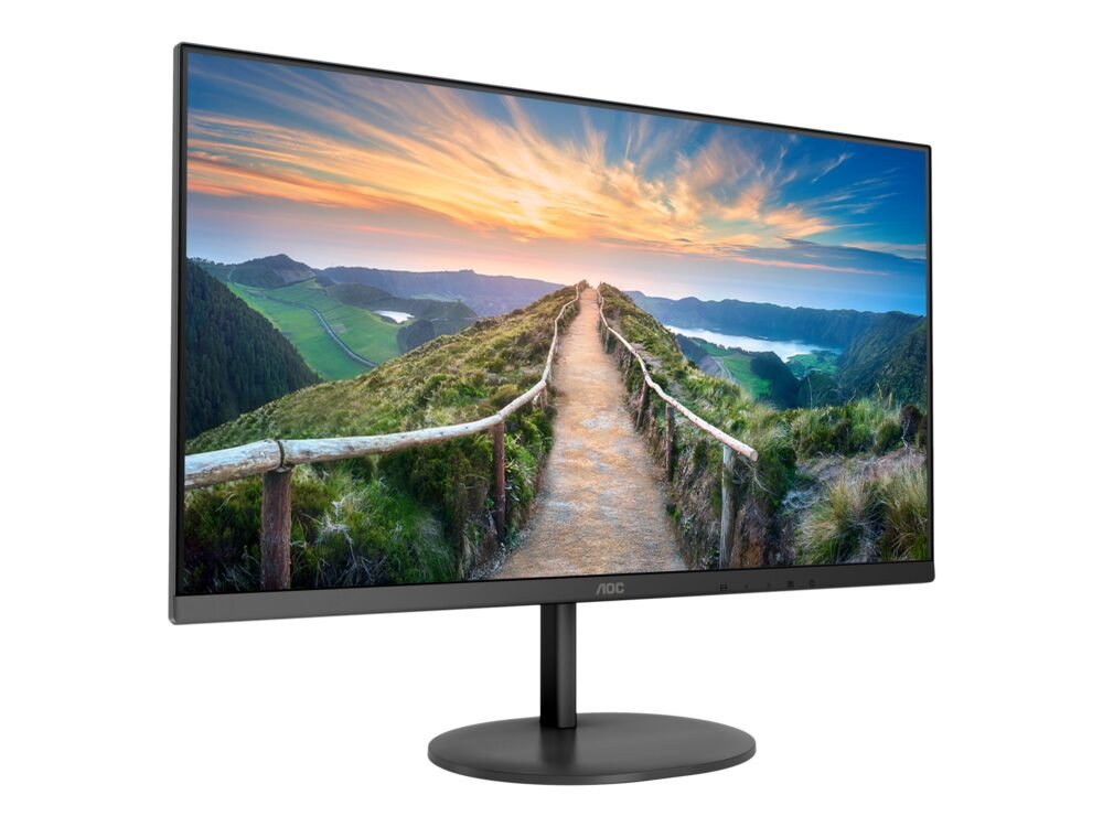 AOC | LCD Monitor | Q27V4EA | 27 " | IPS | QHD | 16:9 | 75 Hz | 4 ms | 2560 x 1440 | 250 cd/m² | Headphone out | HDMI ports quantity 1 | Warranty 36 month(s) - Image 3