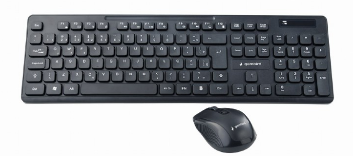 Gembird | Wireless desktop set | KBS-WCH-03 | Black | Keyboard and Mouse Set | Wireless | Mouse included | US | Black | US | 380 g | Wireless connection