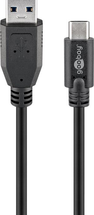 Goobay | Round cable | Sync & Charge Super Speed USB-C to USB A 3.0 charging cable | 67999 | USB 3.0 male (type A) | USB-C male