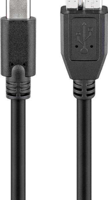 Goobay | Round cable | USB-C to micro-B 3.0 cable | 67995 | micro-B 3.0 | USB-C (male)
