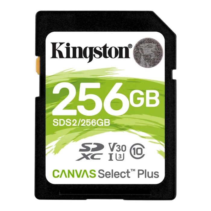Kingston Canvas Select Plus - flash memory card - 256 GB - SDXC UHS-I | Kingston