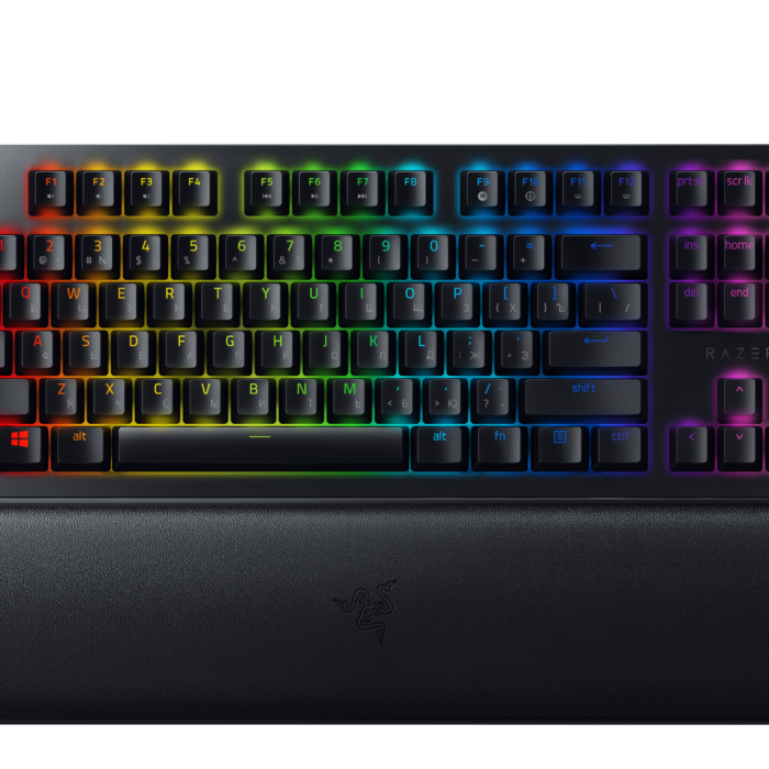 Razer | Huntsman V2 Tenkeyless | Black | Gaming keyboard | Wired | Optical Gaming Keyboard | RGB LED light | RU | Linear Red Switch
