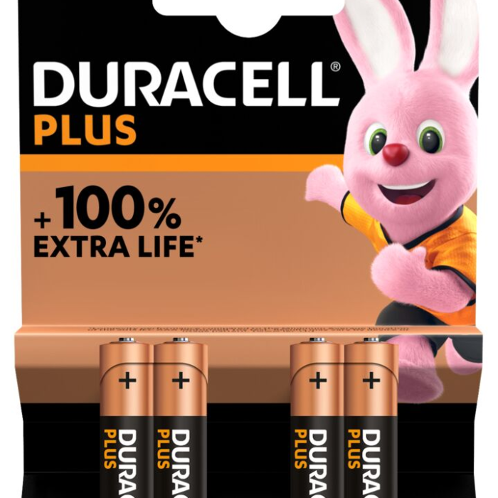 Duracell | Plus MN2400 | AAA | Alkaline | 4 pc(s)