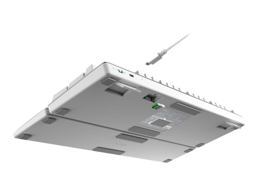 Razer | Mechanical Keyboard | Pro Type Ultra | Mechanical Gaming Keyboard | Wireless/Wired | US | White | Wireless connection - Image 6